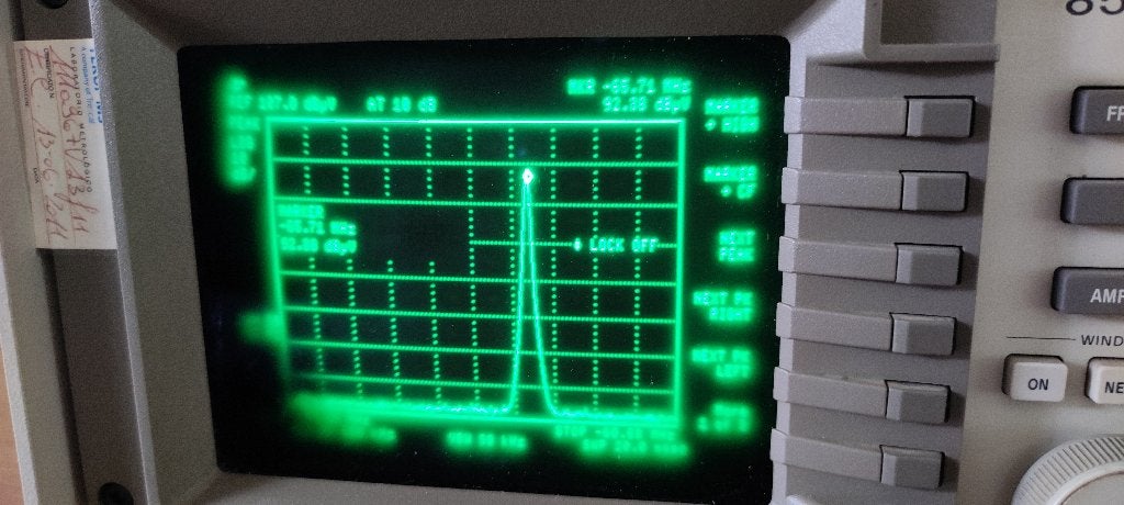 HP 8591EM EMC Analyzer / Spectrum Analyzer 9kHz-1.8GHz, Ophalen of Verzenden, Gebruikt