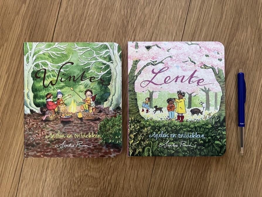 Sophie Pluim 2x Spelen en ontdekken Winter Lente boekjes, Ophalen of Verzenden, Zo goed als nieuw