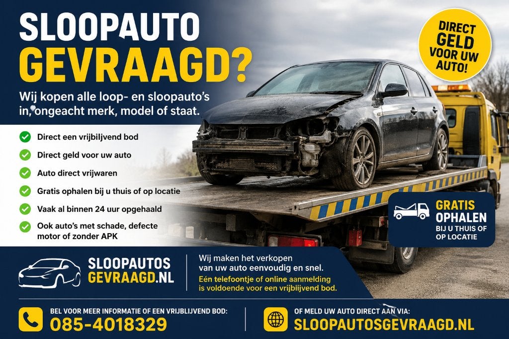 Sloopauto Verkopen? Wij Kopen Alle Auto’s Op!, Ophalen
