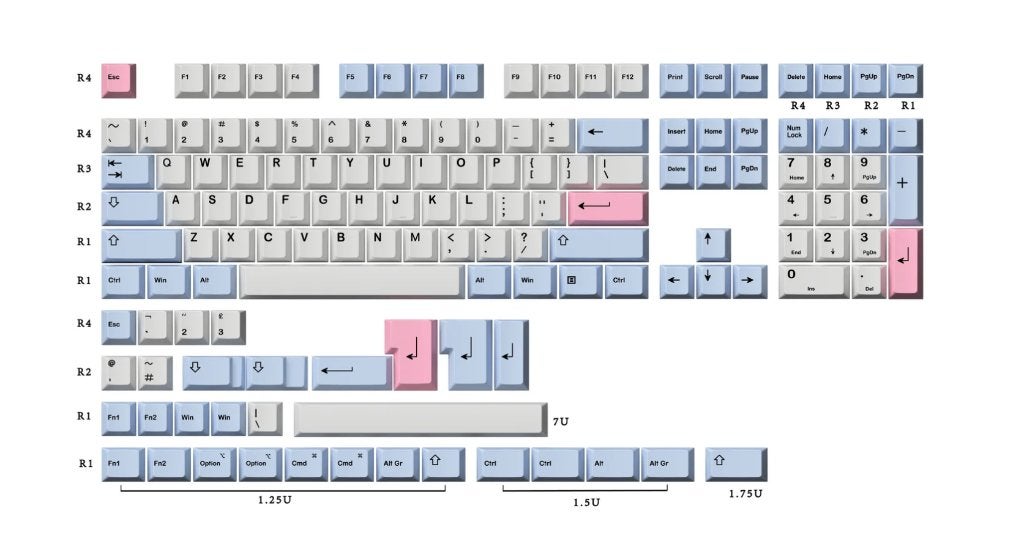 HK Gaming Keycap Set | Nieuw | Mechanisch Toetsenbord, Computers en Software, Verzenden, Nieuw, Toetsenbord en muis-set