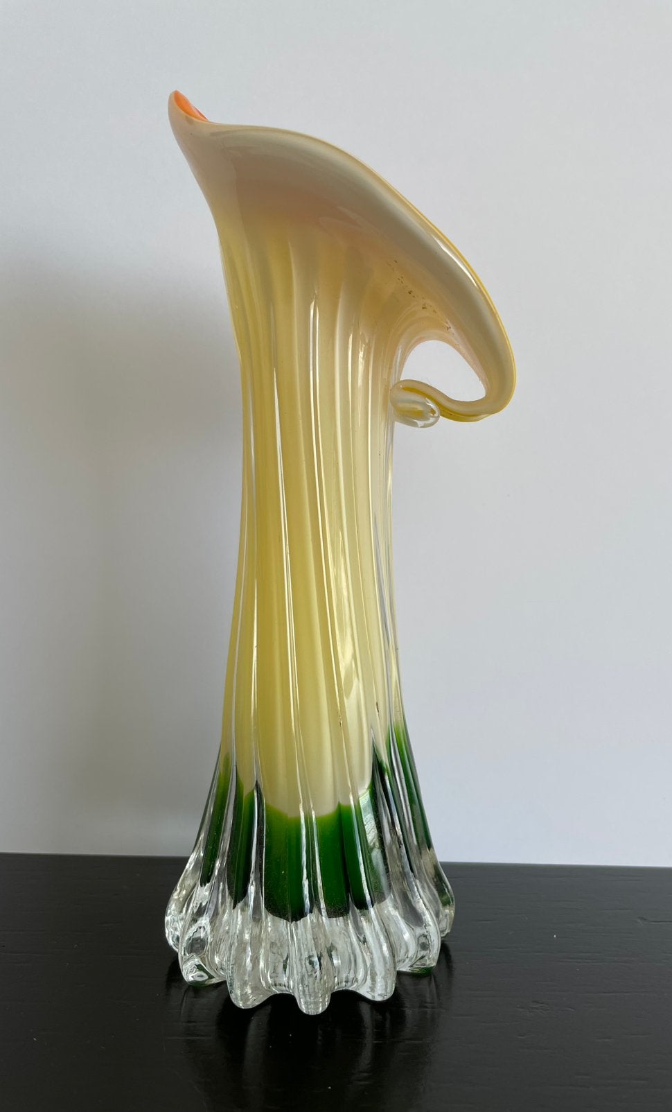 Murano glas vaasje uit Italie - jaren '70., Ophalen of Verzenden
