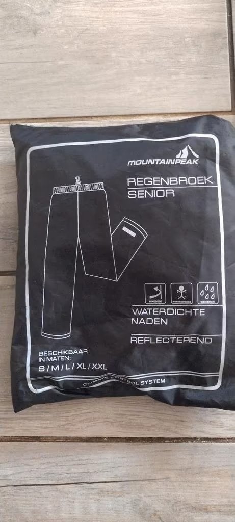 1 regenponcho + Regenbroek, Ophalen of Verzenden, Nieuw