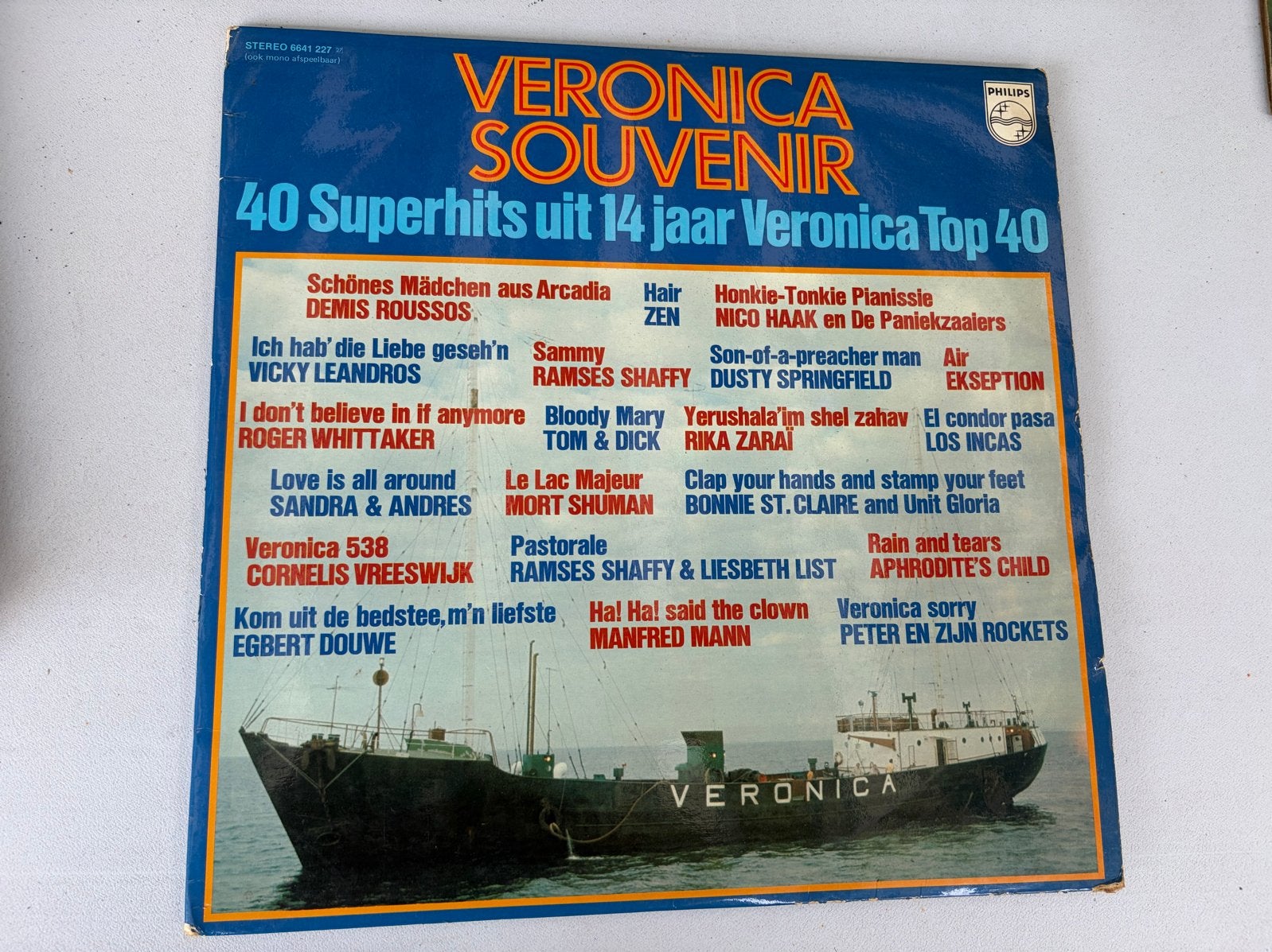 Veronica Souvenir - 40 Superhits uit 14 jaar Veronica Top 40, Complilatie, Ophalen of Verzenden, Gebruikt, 12 inch