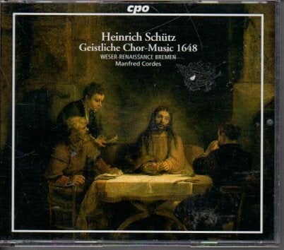Heinrich Schütz - Geestelijke Koormuziek 1648 / -2cds, Ophalen of Verzenden, Barok, Zo goed als nieuw, Vocaal