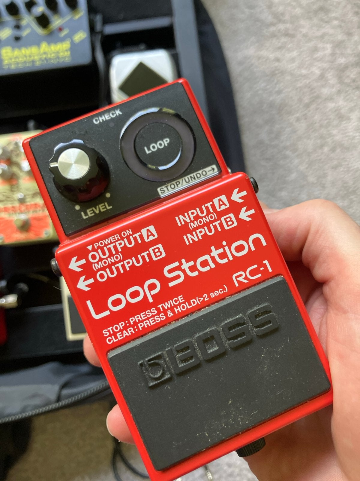 Boss RC-1 Loop Station - Klaar voor je pedalboard, Muziek en Instrumenten, Effecten, Ophalen of Verzenden, Gebruikt, Overige typen