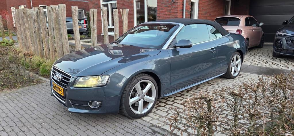 Audi A5 2.0 Cabrio Quattro – Full Option – Youngtimer, Auto's, Audi, Zwart, 4 cilinders, 4 stoelen, Vierwielaandrijving
