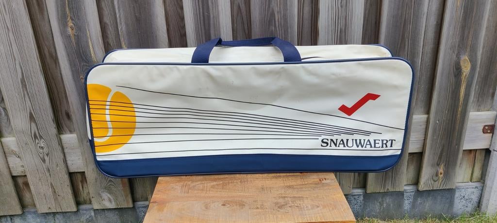 Vintage Snauwaert Tennistas - Retro Sporttas, Sport en Fitness, Gebruikt, Ophalen of Verzenden, Tas, L2