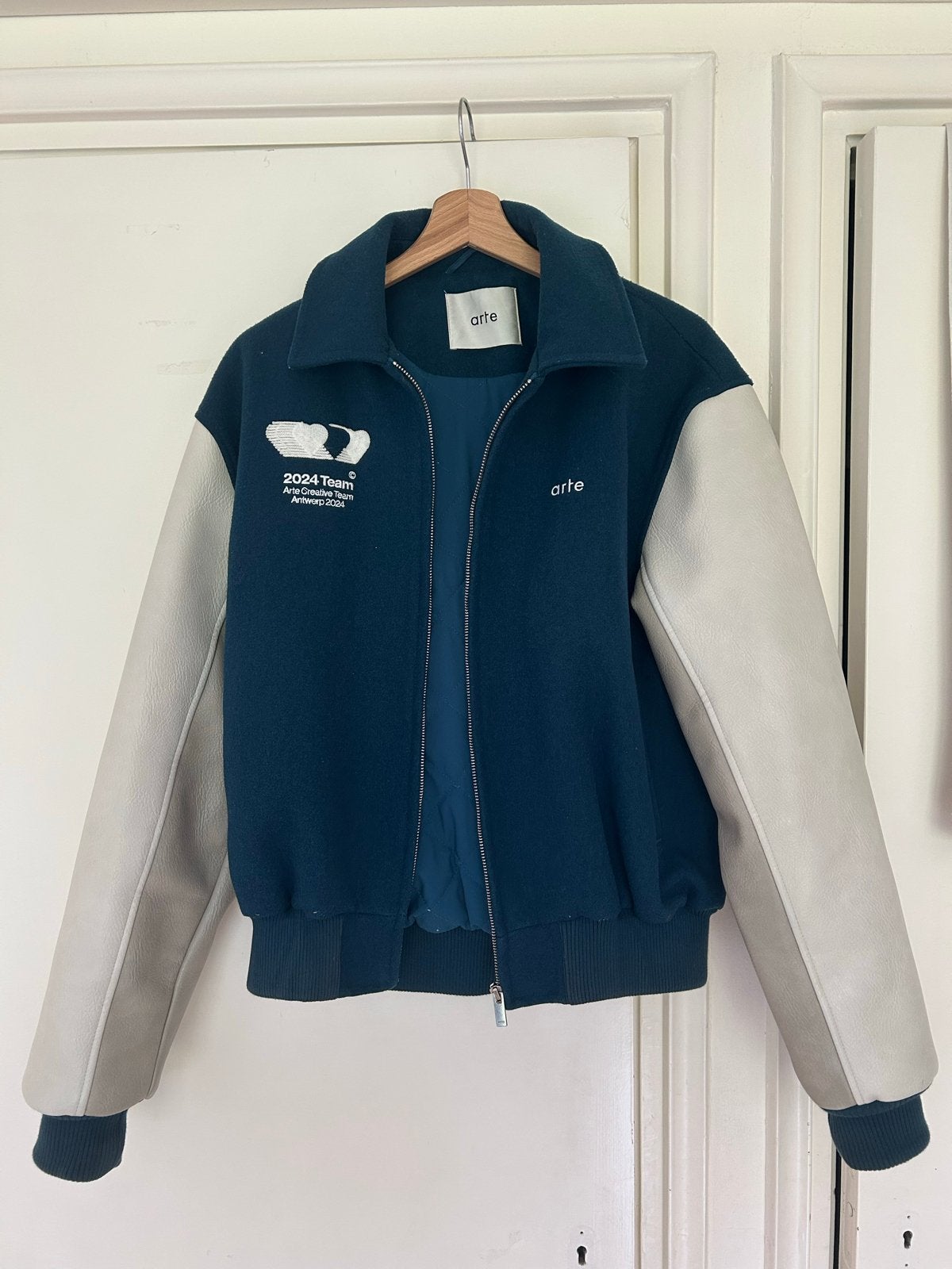 Arte jasje - Zo goed als nieuw, Kleding | Heren, Jassen | Zomer, Ophalen of Verzenden, Gedragen, Maat 46 (S) of kleiner, Blauw