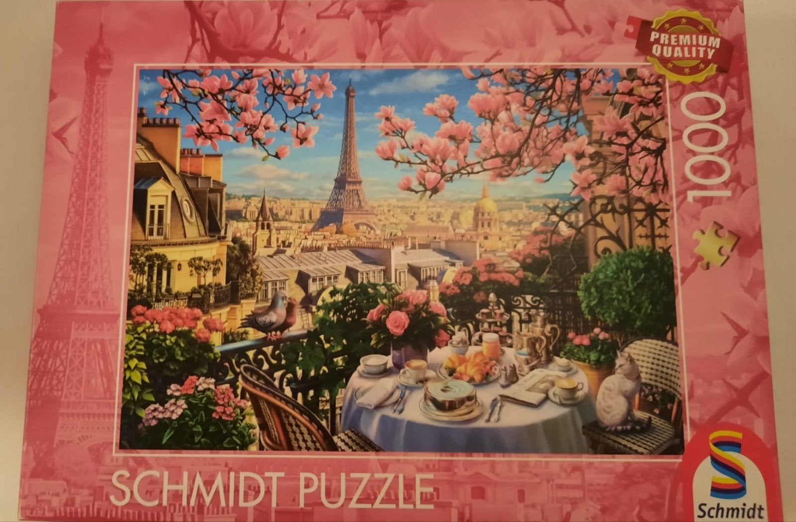 Legpuzzel 1000 stukjes. Schmidt Parijs, Ophalen of Verzenden, 500 t/m 1500 stukjes, Zo goed als nieuw