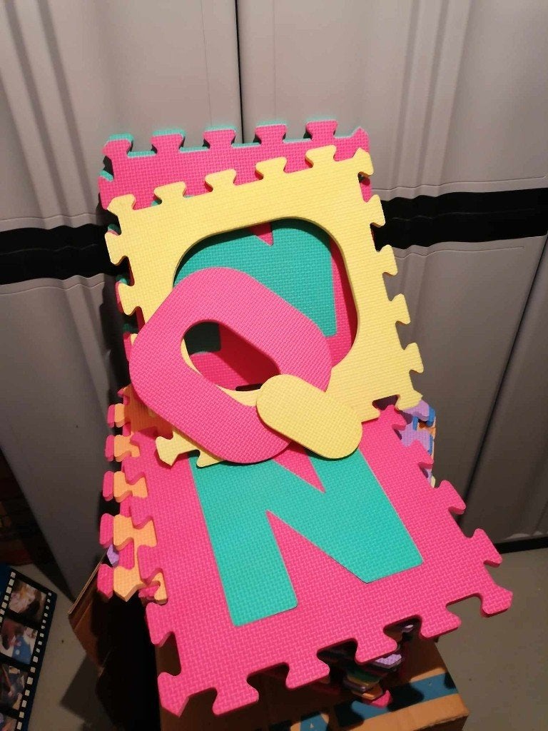 Puzzelmat alfabet, Kinderen en Baby's, Speelgoed | Speelkleden, Ophalen, Zo goed als nieuw