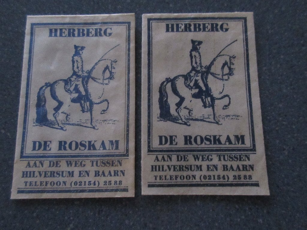 2 x Hilversum, herberg De Roskam, Verzenden, Nederland