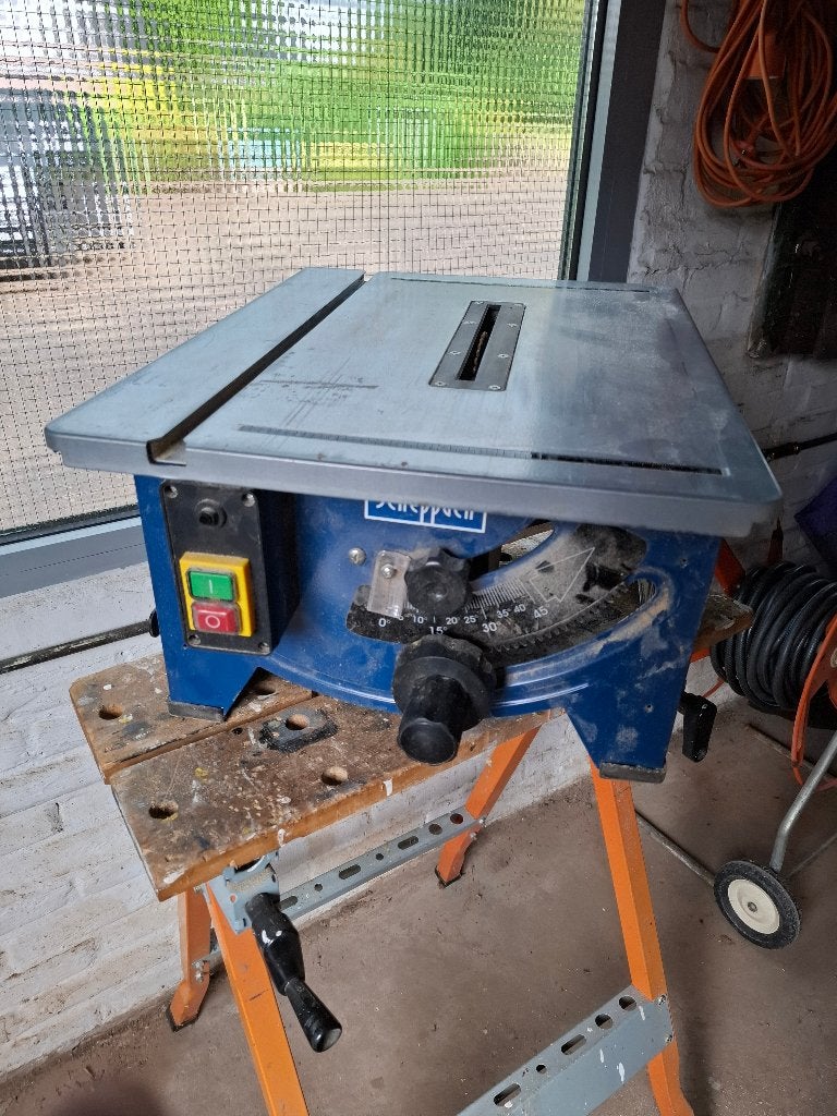 Zaagtafel Scheppach HS80, Ophalen, Gebruikt, Cirkelzaag, 1200 watt of meer
