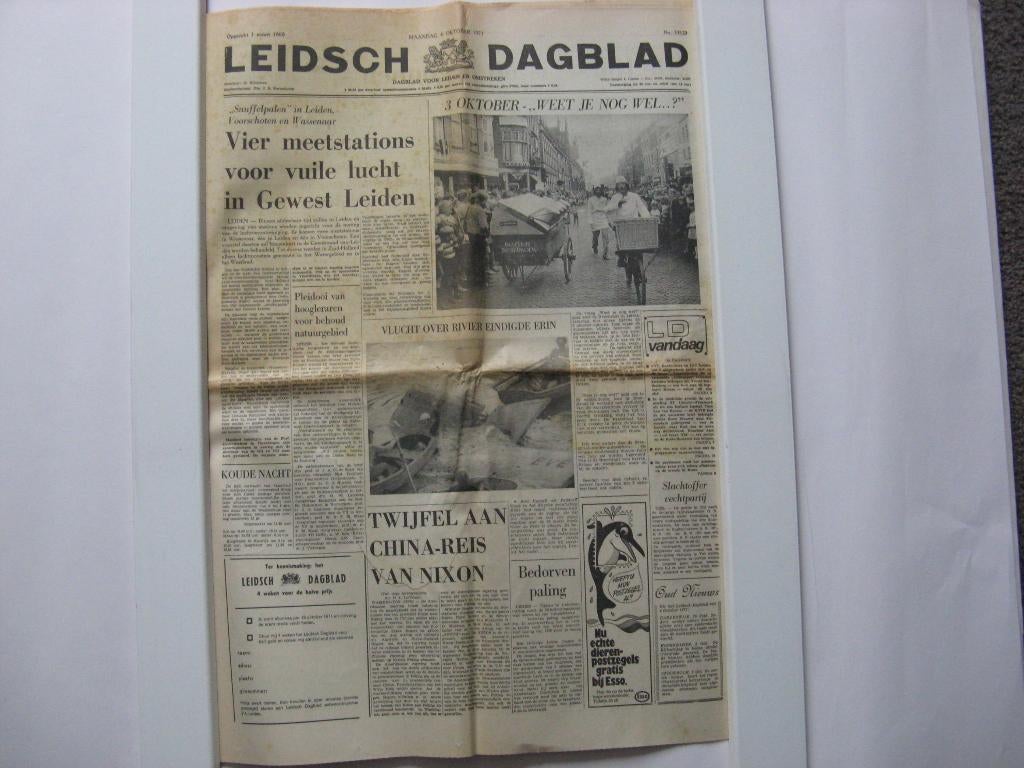 Leidsch Dagblad 27- 28 -30 september 100 Jaar 1995, Ophalen of Verzenden, 1980 tot heden, Krant