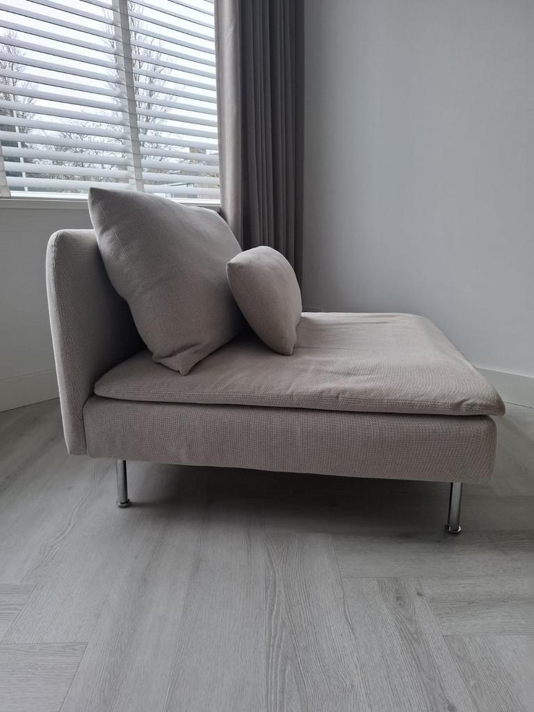 Comfortabele loungebank / chaise longue, Ophalen, 150 tot 200 cm, Tweepersoons, 75 tot 100 cm