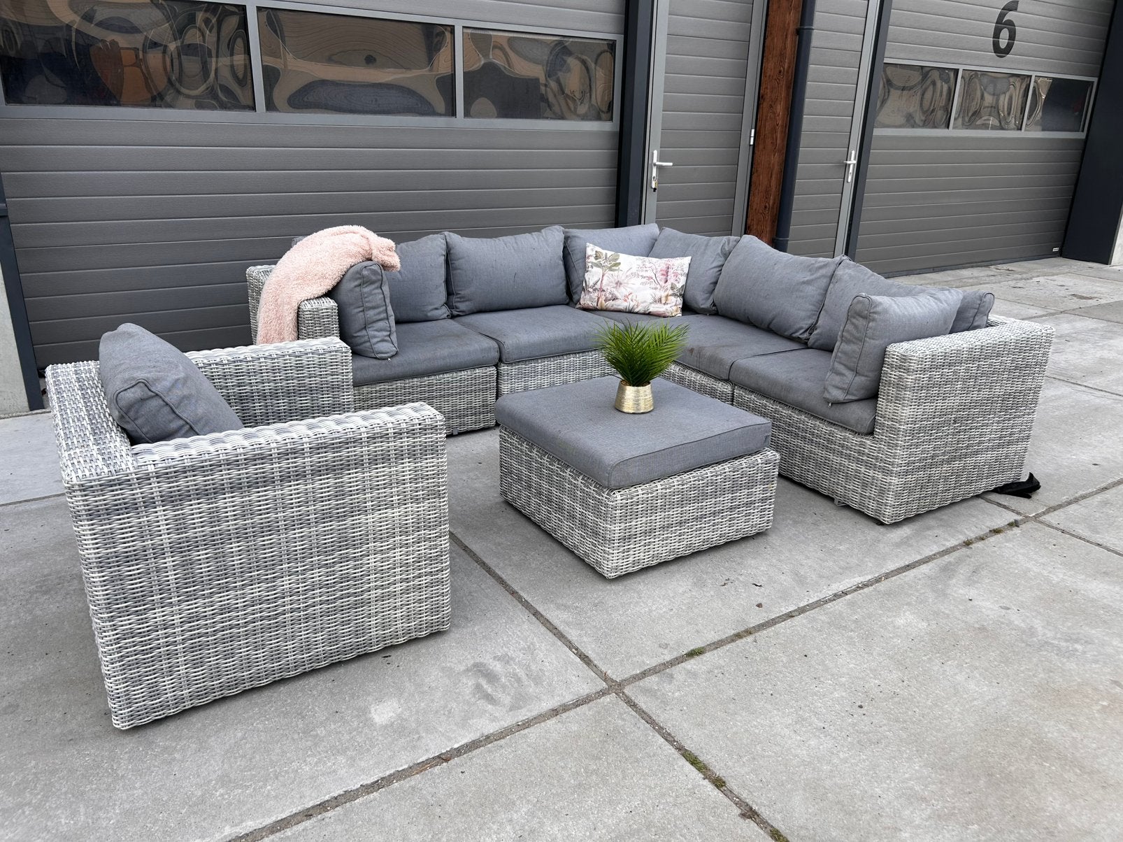 Schitterende Garden Impressions hoekloungeset, Tuin en Terras, Tuinsets en Loungesets, 5 zitplaatsen, Bank, ., Ophalen of Verzenden