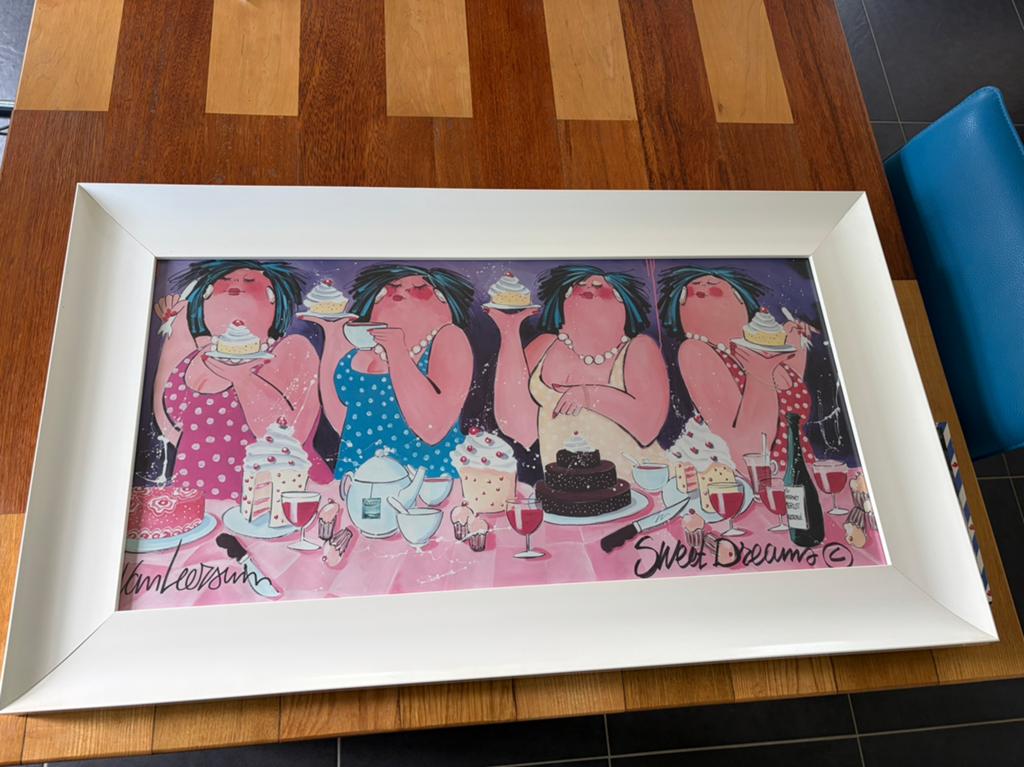 Dikke damens schilderij, Ophalen, Oorspronkelijke maker, Zo goed als nieuw, Schilderij