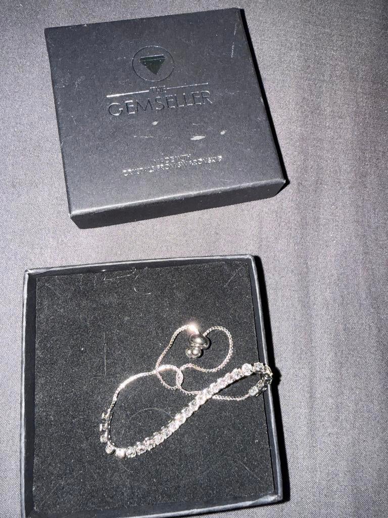 The Gemseller Armband met Swarovski Steentjes, Met kristal, Overige materialen, Ophalen of Verzenden, Zo goed als nieuw