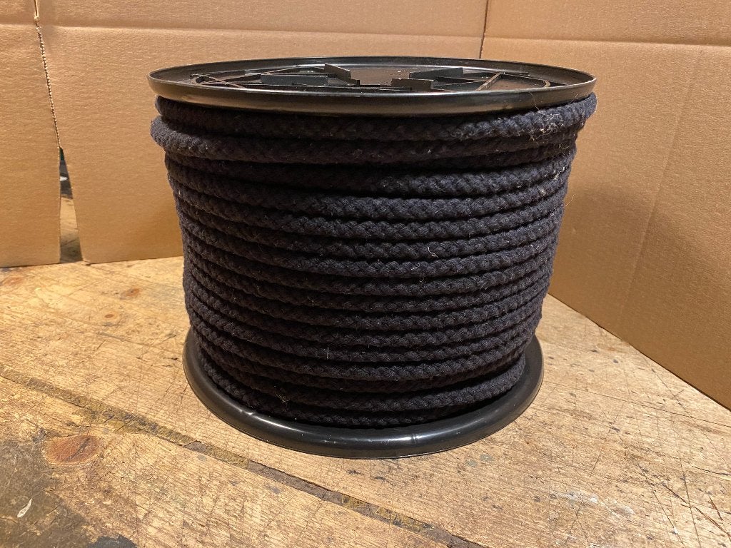 TOUW KATOEN 8mm/100mtr/ZWART, Ophalen, Nieuw, Overige typen