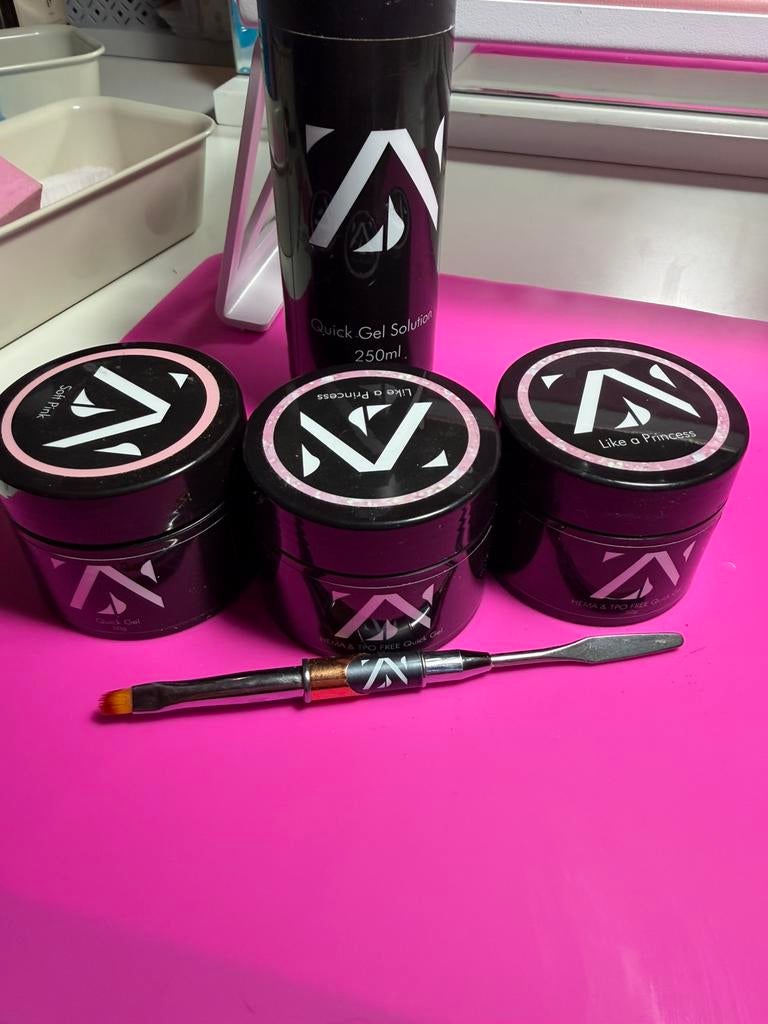 Quick Gel, Ophalen of Verzenden, Zo goed als nieuw, Roze, Handen en Nagels
