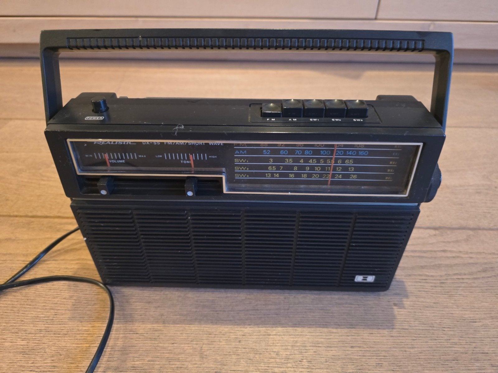 Realistic DX-55 Wereldontvanger Radio (12-777), Ophalen of Verzenden, Gebruikt, Wereldontvanger