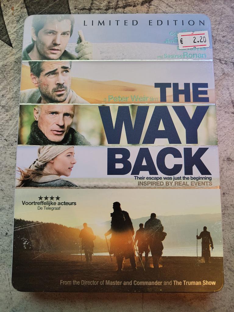 The Way Back - Steelbook - Limited Edition - DVD, Vanaf 12 jaar, Ophalen of Verzenden, Zo goed als nieuw
