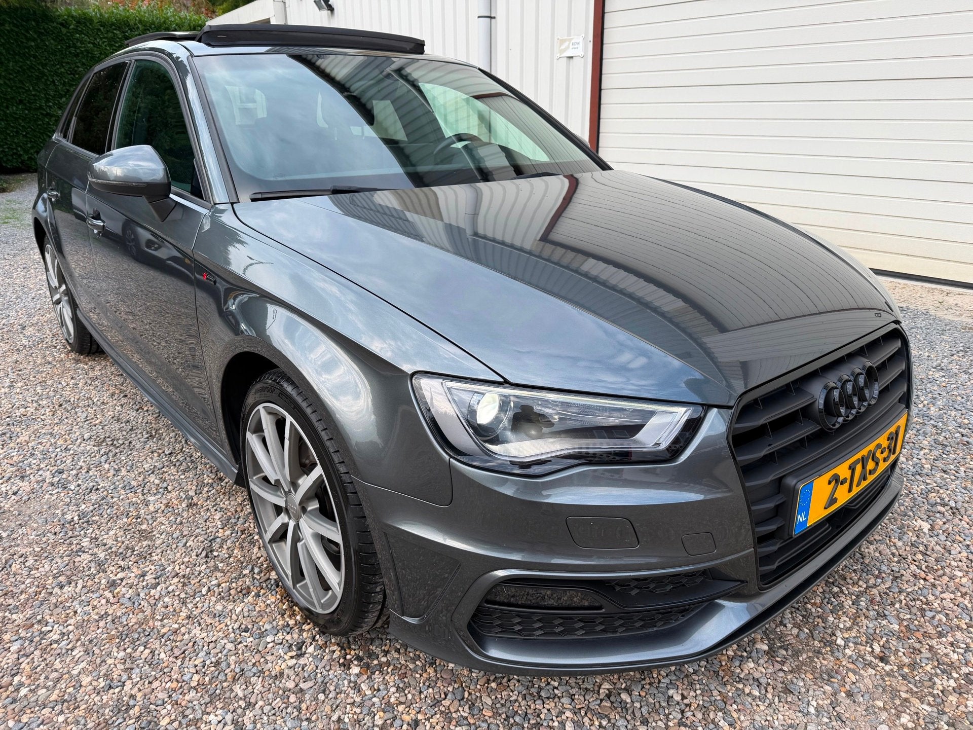 Audi A3 Sportback 1.4 TFSI Ambition Pro s-Line g-tron.LEER.P, Auto's, Dealer onderhouden, Gebruikt, 4 cilinders, CNG (Aardgas)