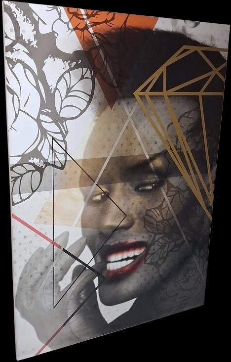 Grace Jones muurart XXL., Verzamelen, Ophalen, Gebruikt, Poster, Artwork of Schilderij