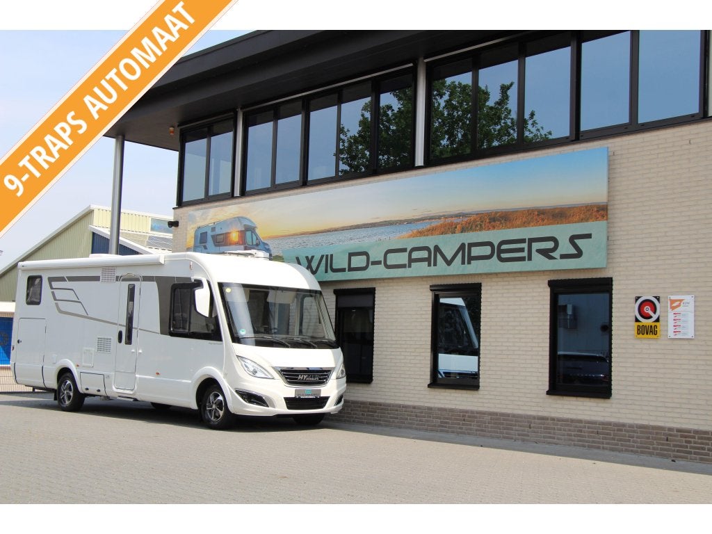 Hymer B 704 SL - 180PK 9T AUT - ENKELE BEDDEN - BOVENKASTJES, Chemisch toilet, Ringverwarming, Fiat, Tot en met 2