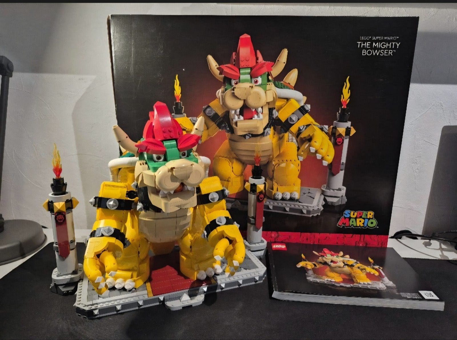 lego the mighty bowser 71411, Kinderen en Baby's, Ophalen, Overige thema's, Lego, Zo goed als nieuw