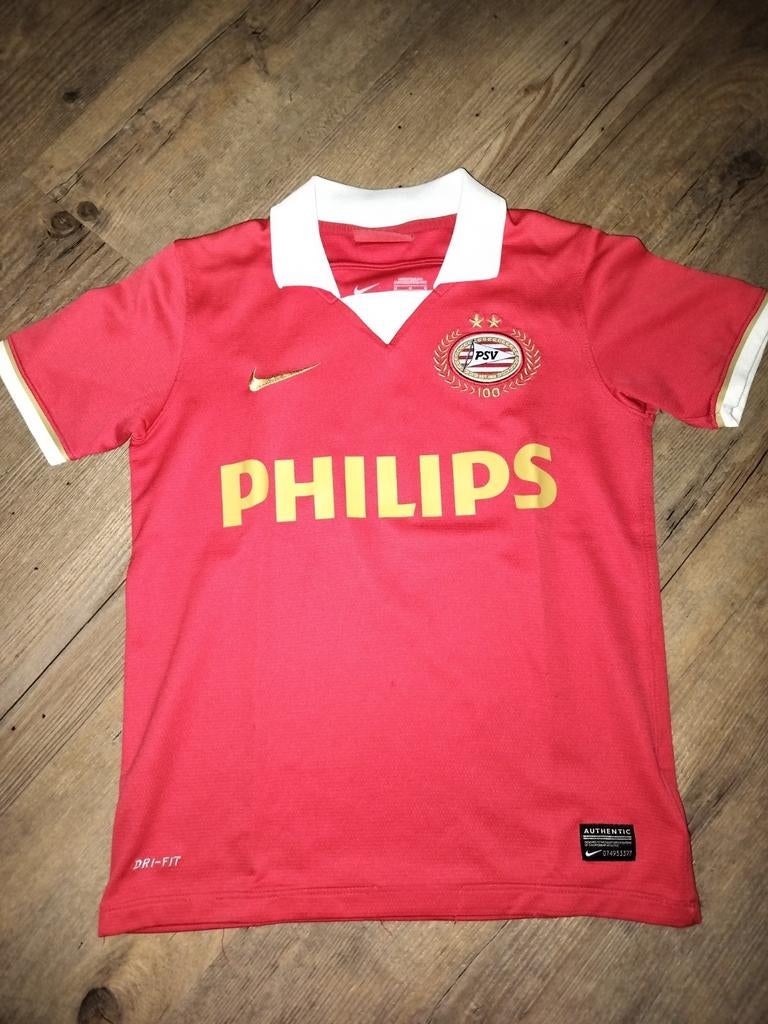 PSV Thuisshirt 2013-2014, maat 137/147, Gebruikt, Jongen of Meisje, Ophalen of Verzenden, Shirt of Longsleeve