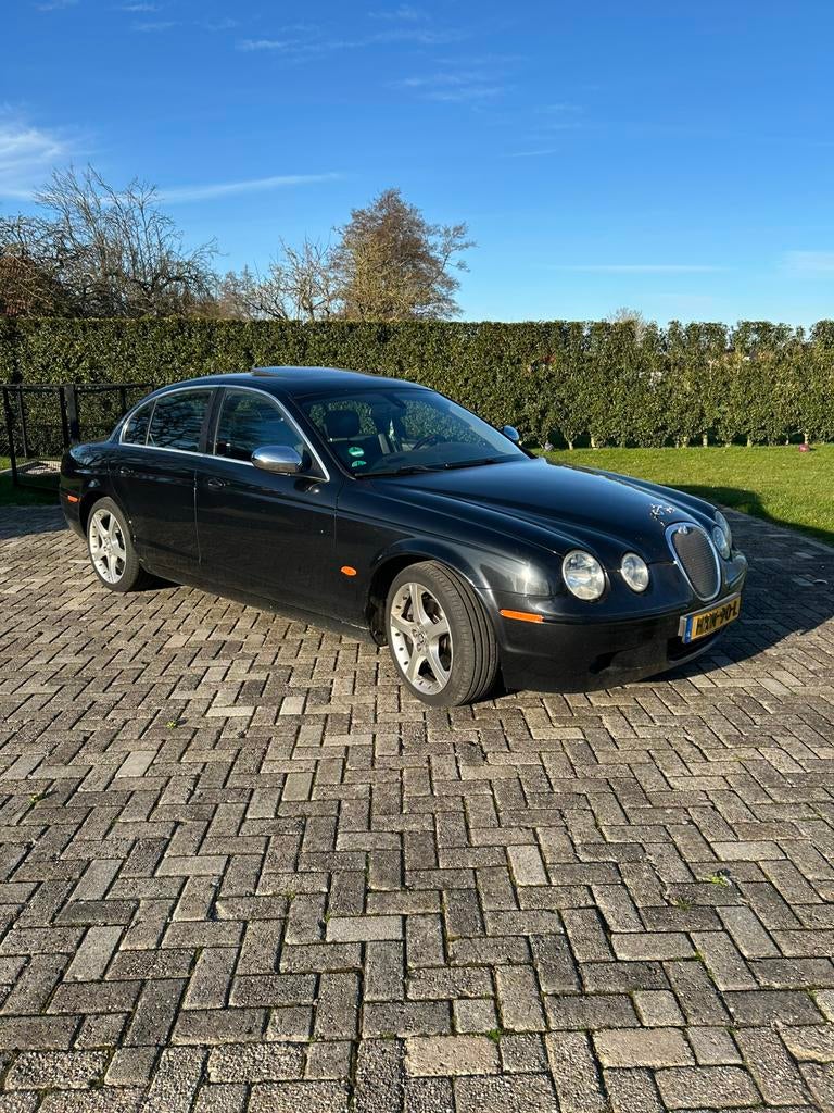 Jaguar S-Type 4.2 v8 Straight pipe!, Auto's, Automaat, Achterwielaandrijving, Zwart, 298 pk
