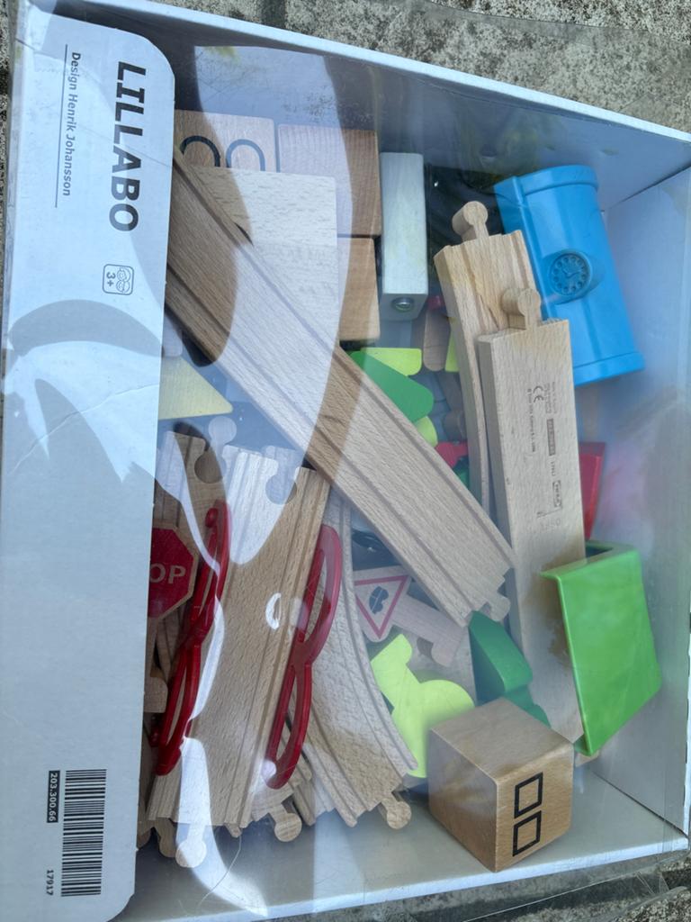 IKEA LILLABO Treinbaan met accessoires, Ophalen of Verzenden, Gebruikt, Overige merken