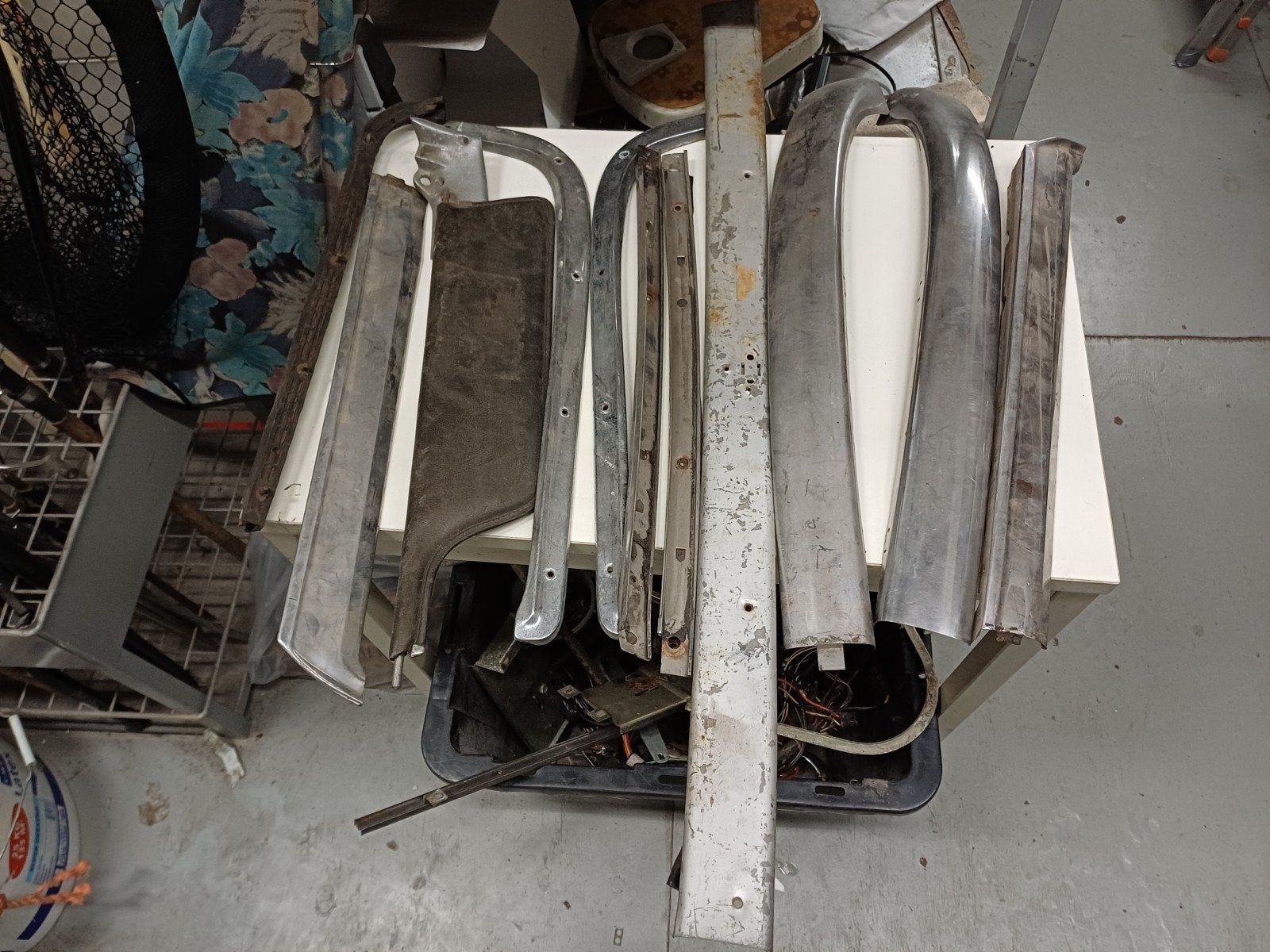 div. dak/raam lijsten ford mustang 65 66 67 68 convertible, Ophalen of Verzenden, Gebruikt, Ford
