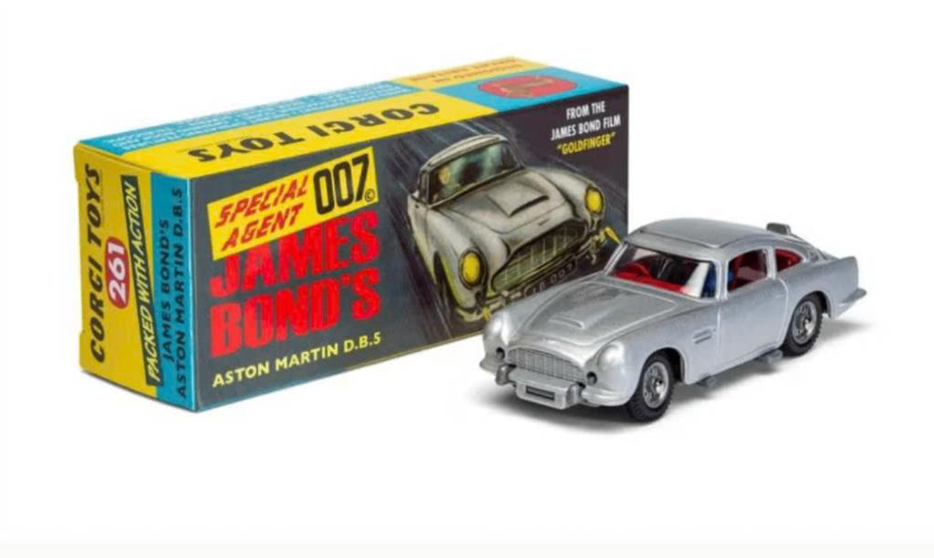 James Bond Aston Martin D.B.5 ZILVER Corgi NEW 1/46 RT26101S