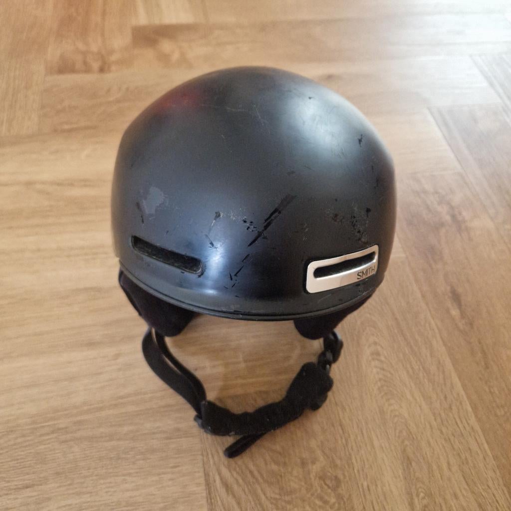 Smith skihelm zwart, maat S/M (51-55cm), Kleding | Heren, Wintersportkleding, Ophalen, Gedragen