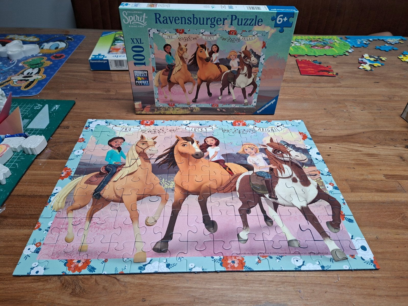 2x spirit puzzel, Ophalen of Verzenden, Meer dan 50 stukjes, 6 jaar of ouder