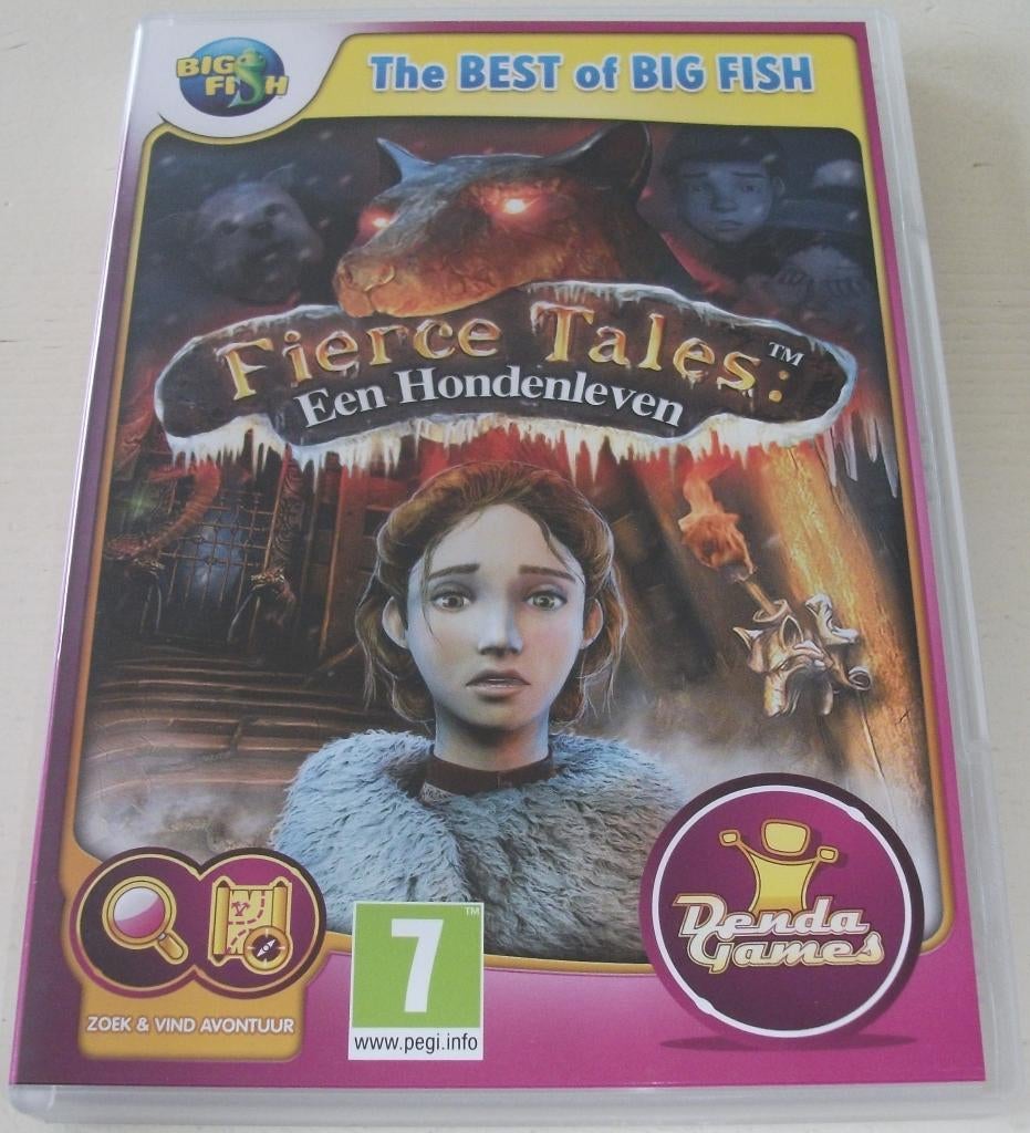 PC Game *** FIERCE TALES *** Een Hondenleven, Puzzel en Educatief, 1 speler, Ophalen of Verzenden, Zo goed als nieuw