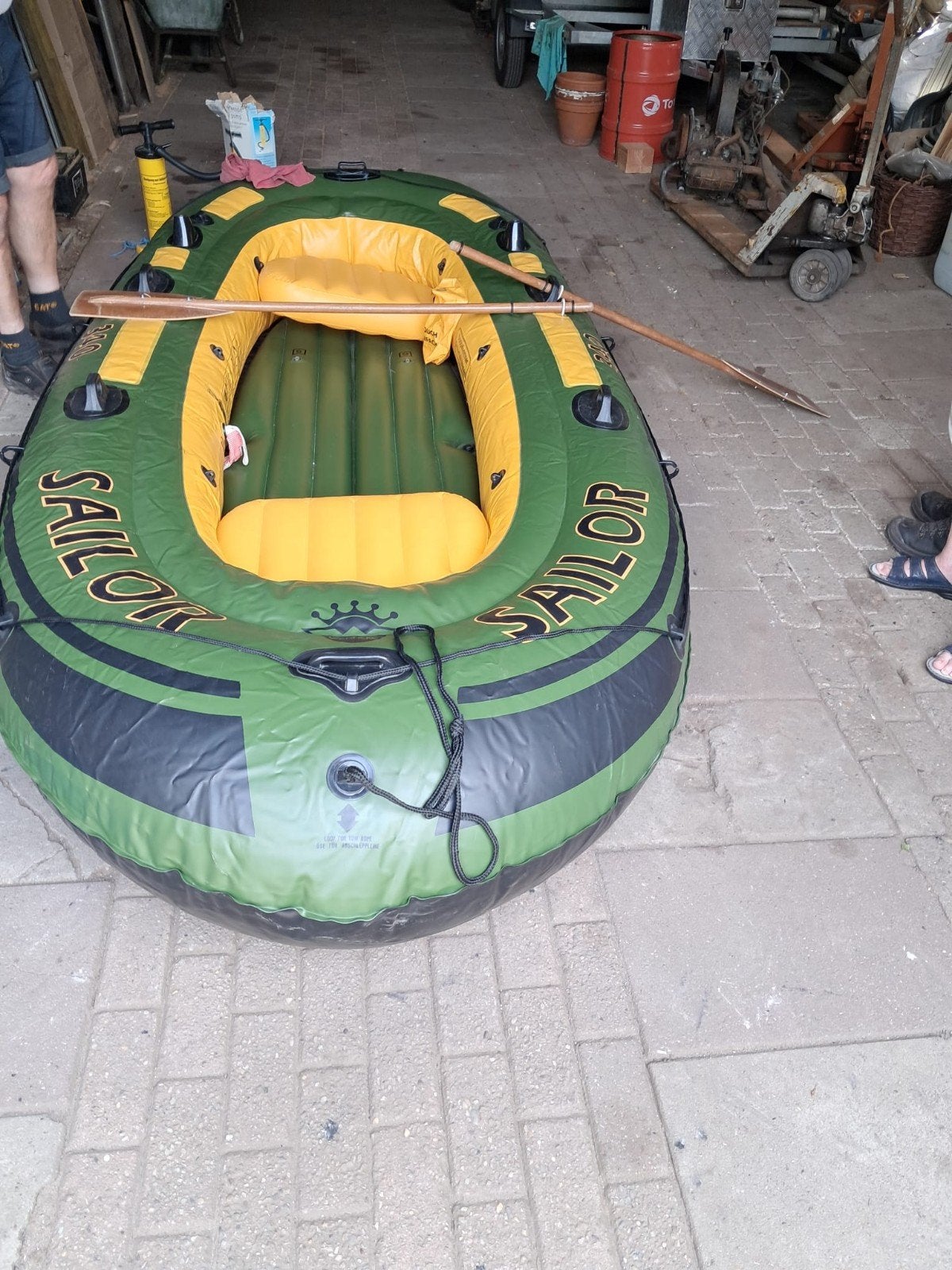 Boot compleet met peddels en pomp, Ophalen, Met peddels, Overige typen, Twee personen