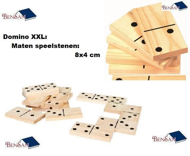 Oud Hollandse spellen Domino xxl bensan enter, Ophalen of Verzenden, Zo goed als nieuw, Overige