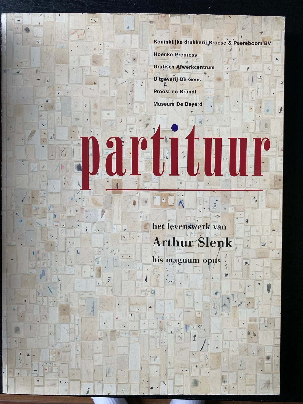 Partituur: Het Levenswerk van Arthur Slenk - Zijn Magnum Opu, Ophalen of Verzenden, Zo goed als nieuw, Nederland
