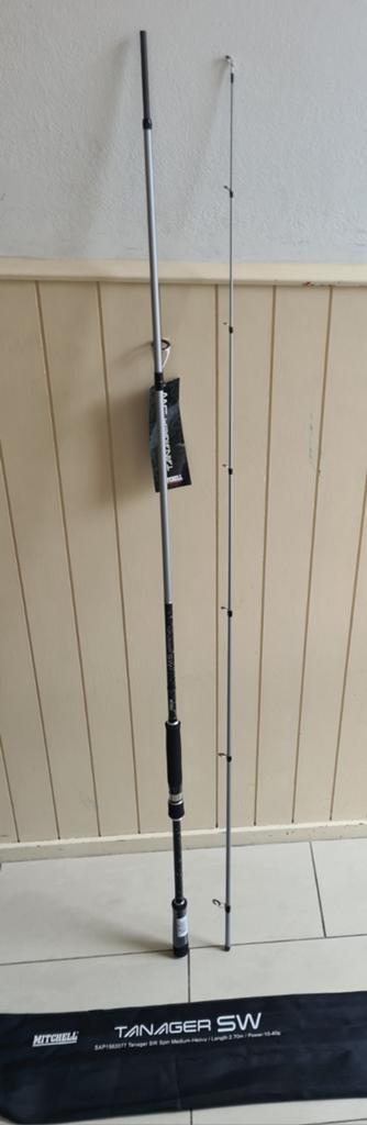 Mitchell tanager SW. Zee spinhengel. 2.70m. Nieuw. Zeebaars!, Watersport en Boten, Ophalen, Werphengel, Nieuw, Tanager sw