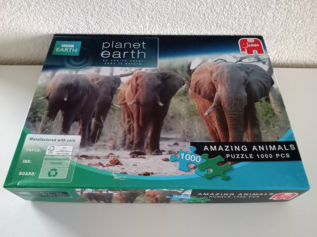 Legpuzzel Amazing Animals (1000 stukjes), Hobby en Vrije tijd, Denksport en Puzzels, Ophalen of Verzenden, 500 t/m 1500 stukjes