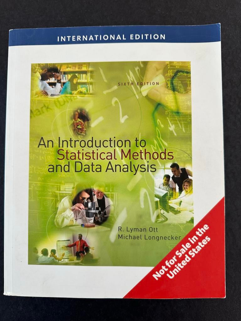 An Introduction to Statistical Methods and Data Analysis, Ophalen of Verzenden, Beta, Gelezen, WO