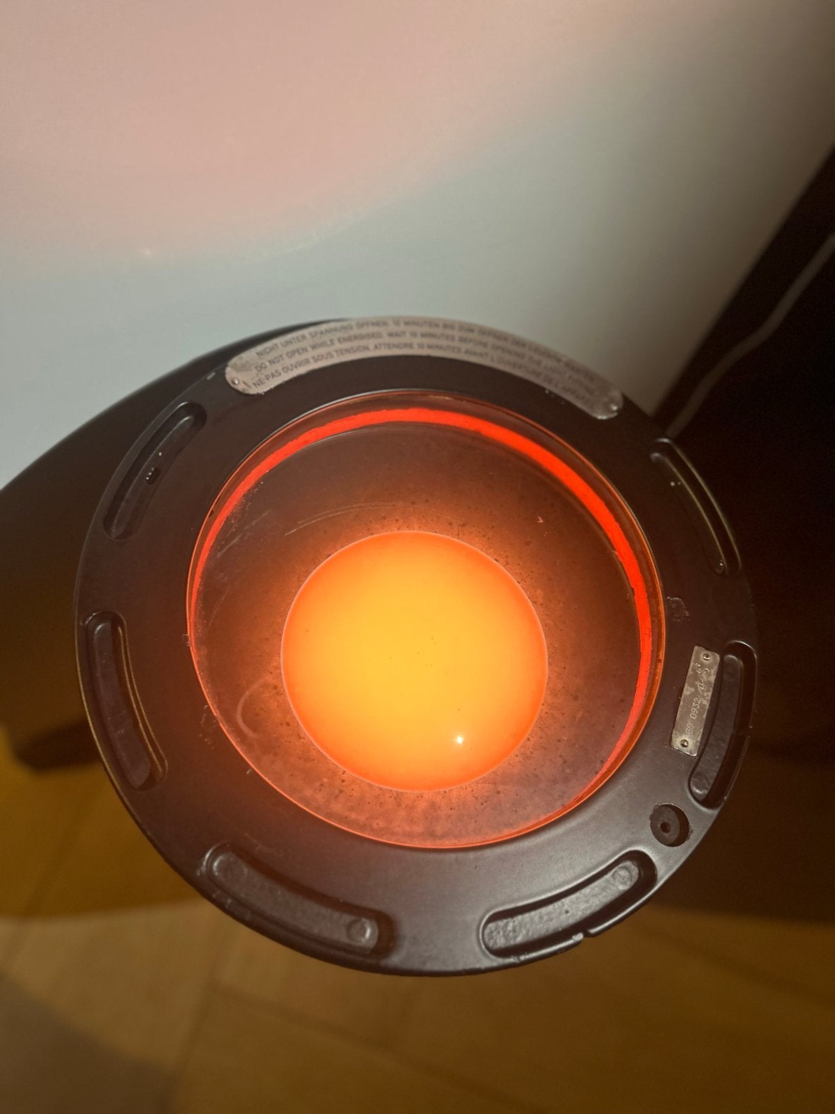 Industriële ATEX Sfeerlamp (1973) | 18kg Blikvanger, Metaal, Overige merken, Zwart, Overige fittingen