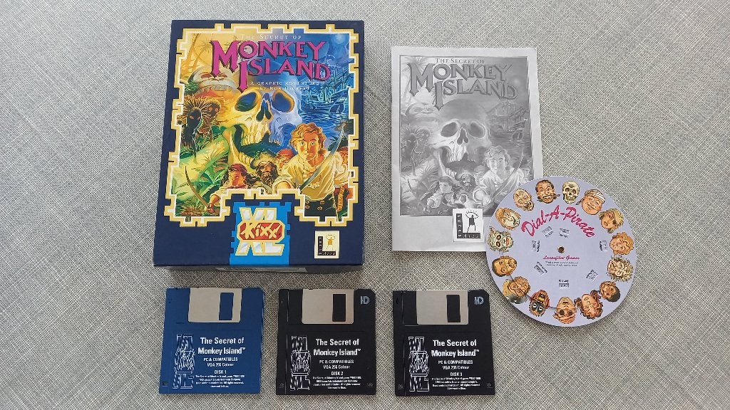 The Secret of Monkey Island - Big Box, Spelcomputers en Games, Games | Pc, Zo goed als nieuw, Avontuur en Actie, 1 speler, Vanaf 12 jaar