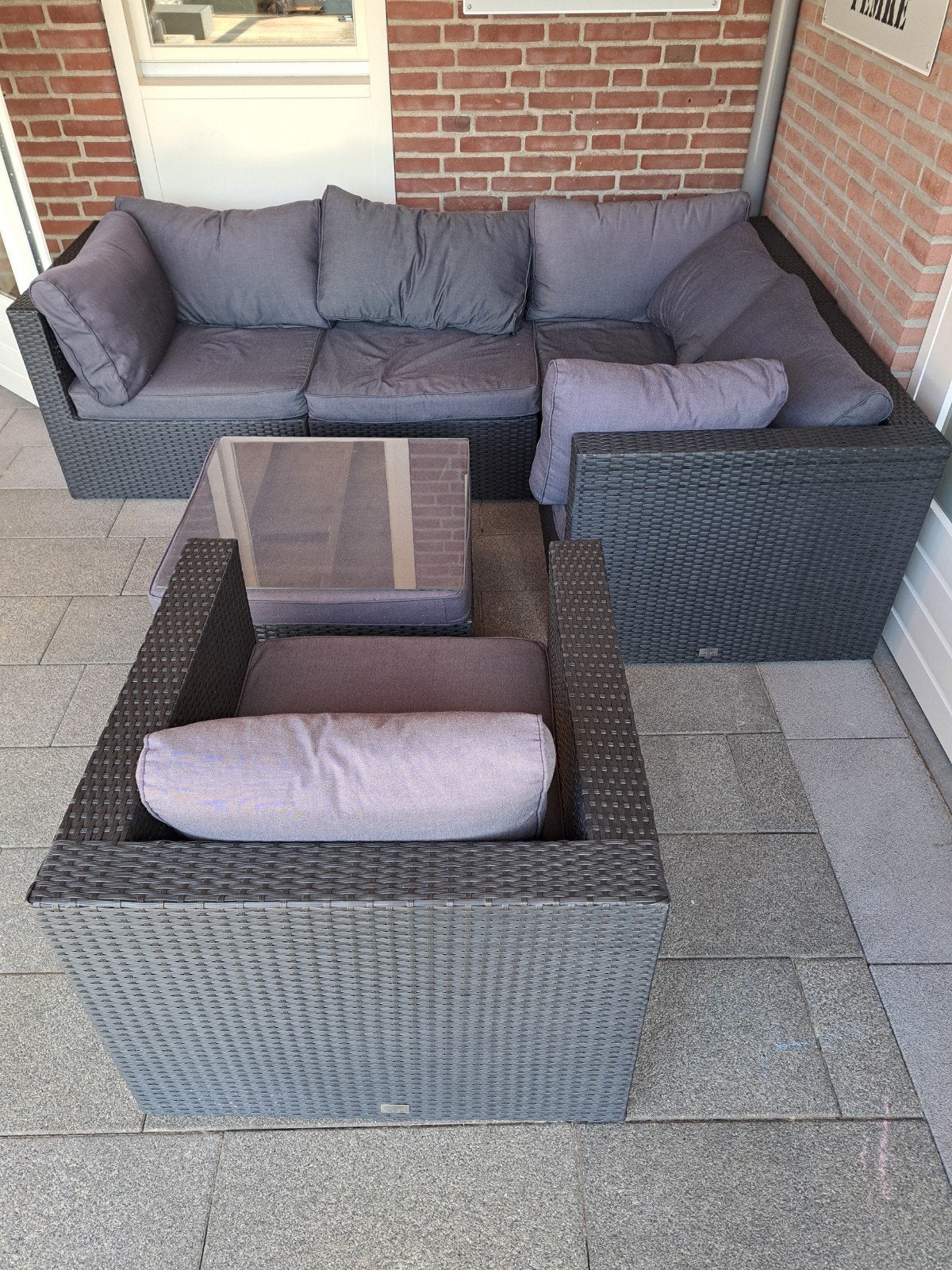 Bois Le Duc loungeset, Ophalen, Kunststof, Gebruikt, 6 zitplaatsen