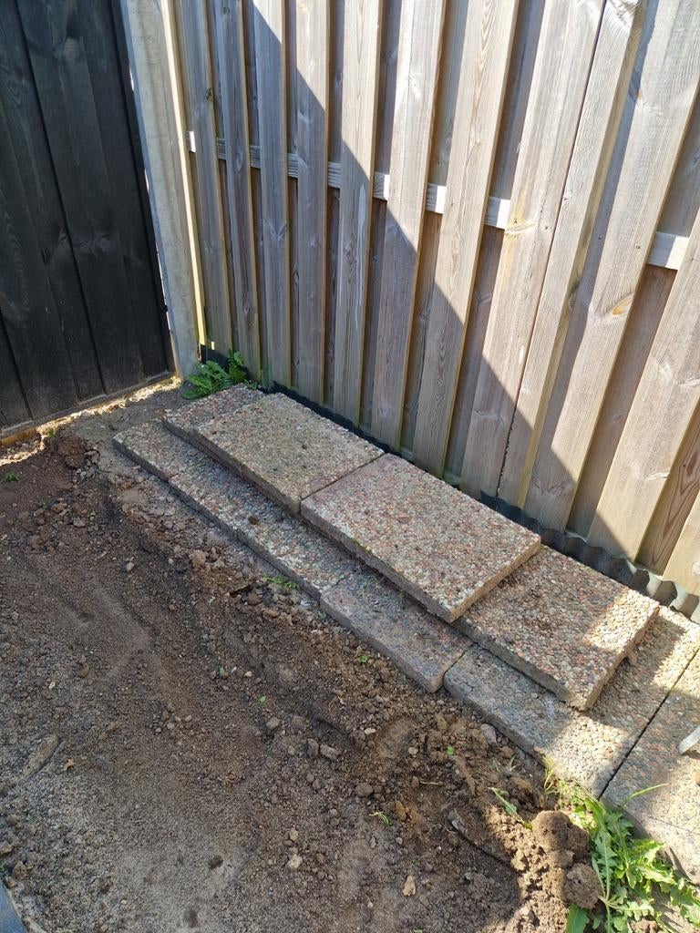 3 gratis grindtegels 60x40 cm, Ophalen, Gebruikt, Minder dan 5 m², Grind