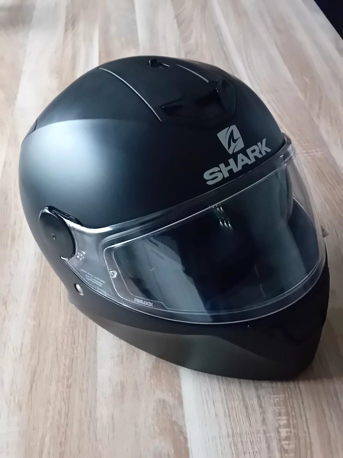 Shark Integraalhelm - Mat Zwart, Motoren, Kleding | Motorhelmen, Ophalen of Verzenden, Tweedehands, Integraalhelm, Shark