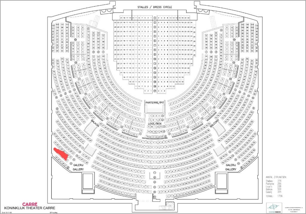 4 x (óf 2+2) The Last Ship ( Sting ) Carré  za 5 september, Tickets en Kaartjes, Drie personen of meer, September