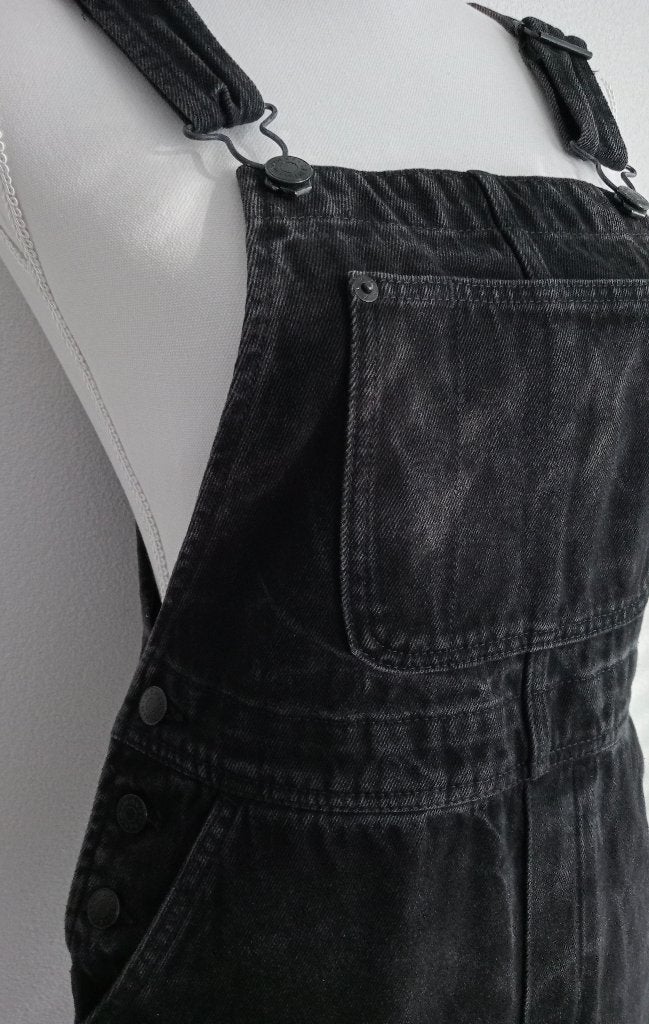!! 🖤 Monki Spijker Tuinbroek Nieuw 🩶 !!, Zwart, Nieuw, Ophalen of Verzenden, Monki